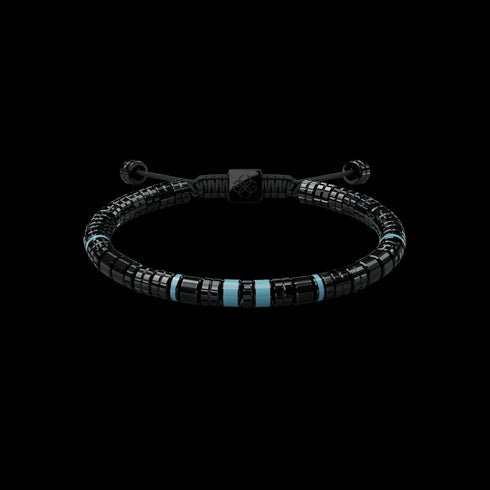 Bracelet - EV - Black - Curacao Blue