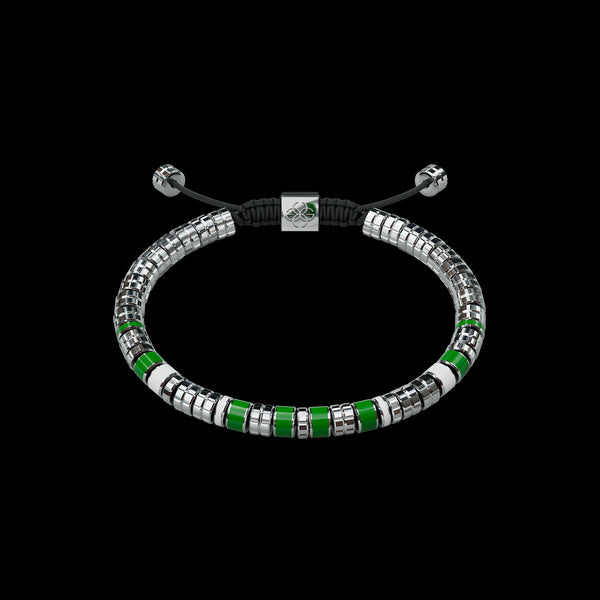 Bracelet - EV - Silver - Green