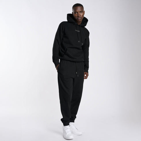 Hoodie - White Embroidery