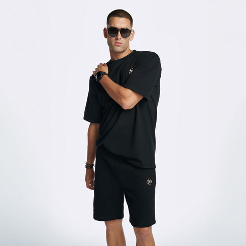 Sweat Shorts - White Embroidery