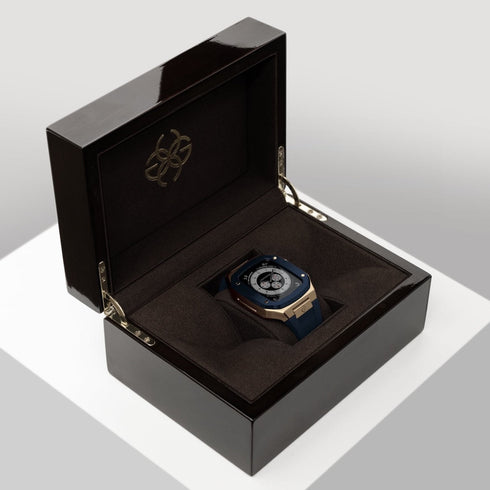 Apple Watch Case - SP44 - Rose Gold / Blue