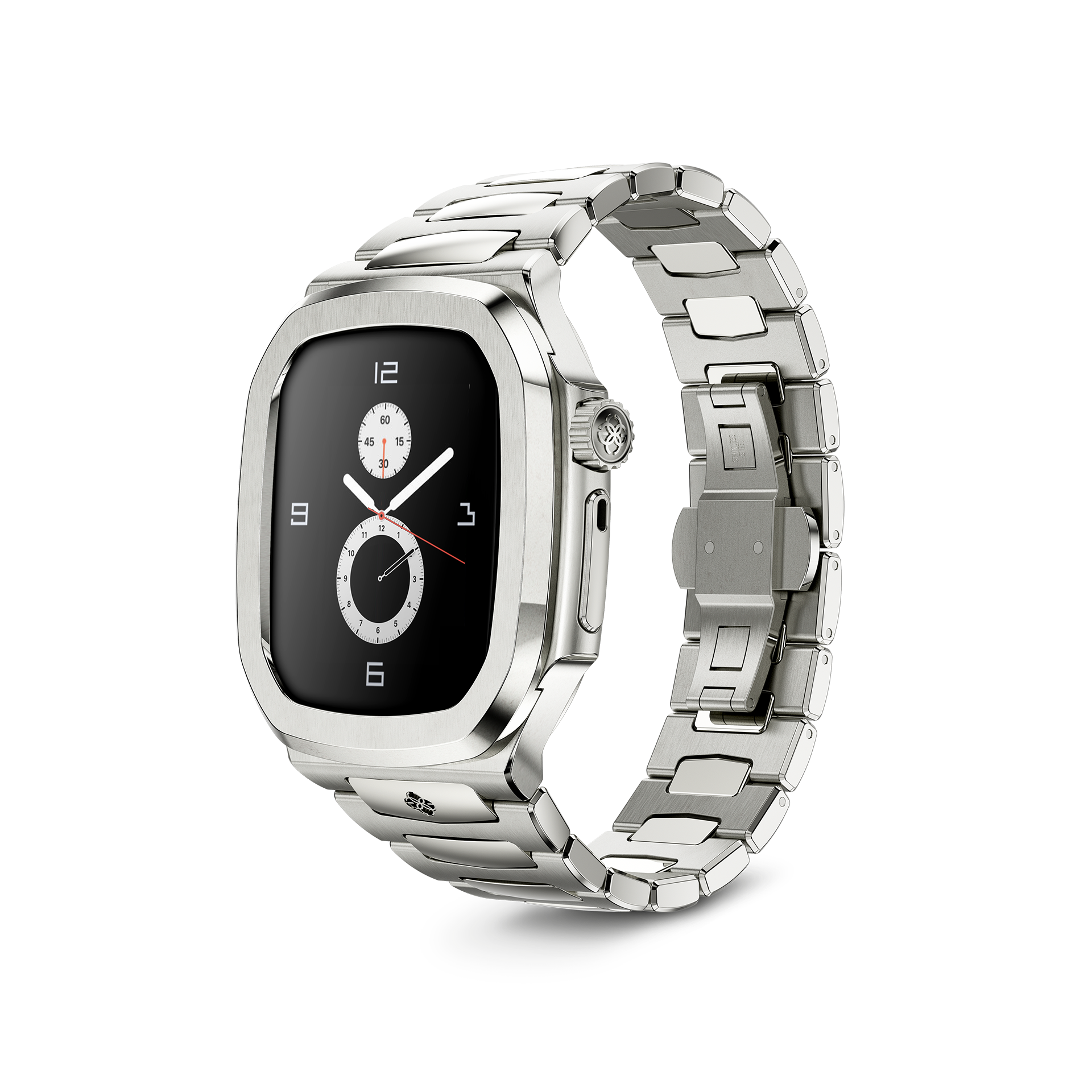 Apple Watch バンド ステンレス アップグレードバージョン ブラック