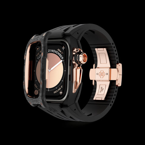 Apple Watch Case / RSCIII46 - Rose Gold Carbon