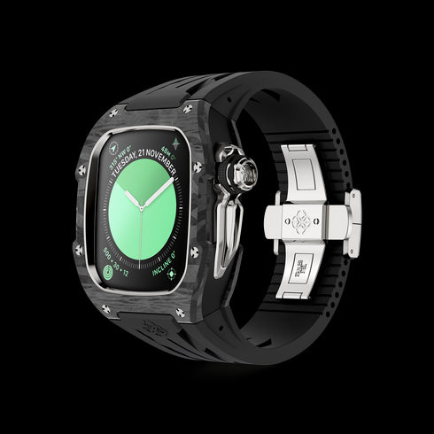 Apple Watch Case / RSCIII46 - Silver Carbon