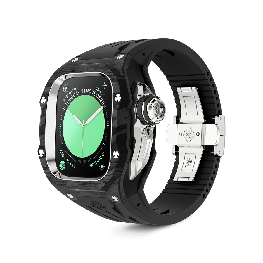 Apple Watch Case / RSCIII49 - Silver Carbon