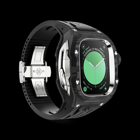 Apple Watch Case / RSCIII49 - Silver Carbon