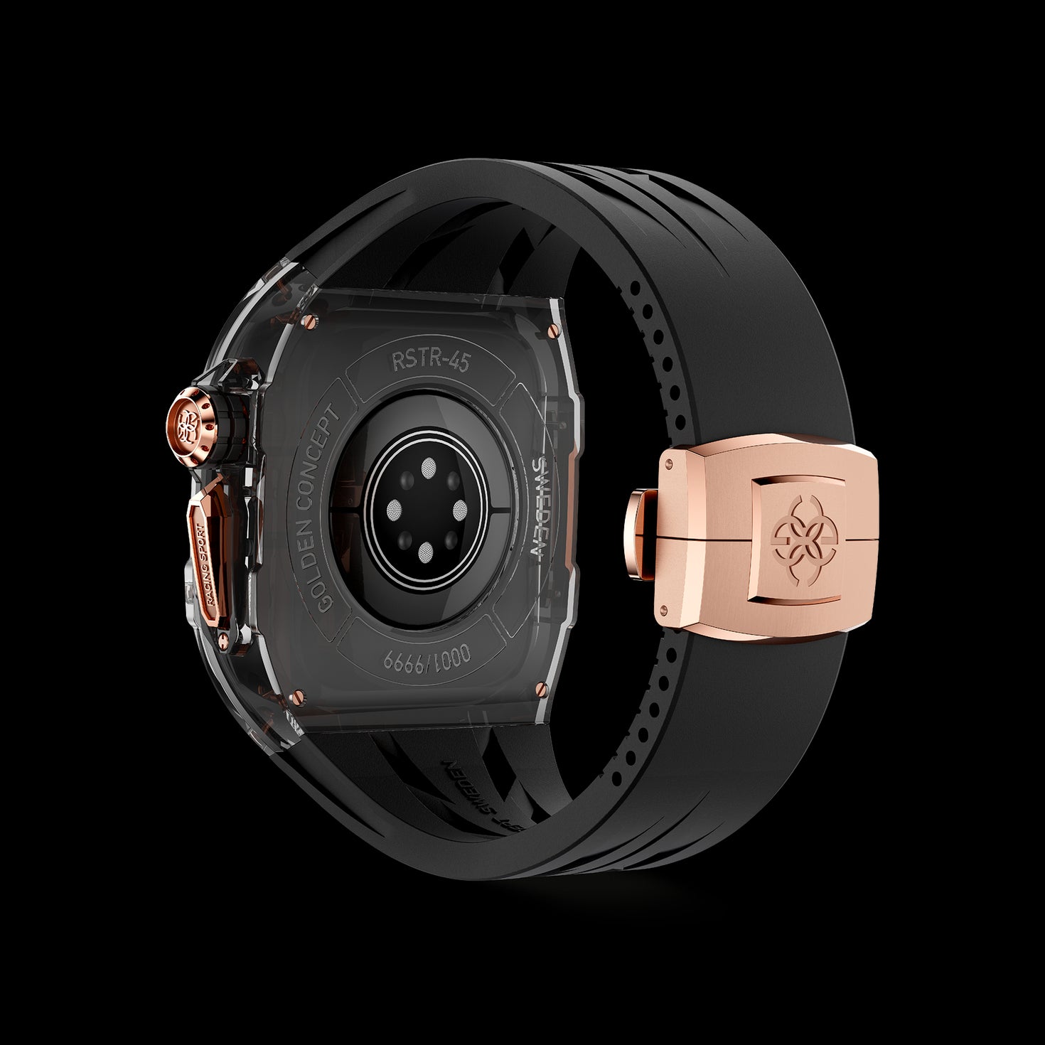 Apple Watch Case - RSTR45 - SMOKEY BLACK ROSE GOLD – ゴールデンコンセプト公式サイト